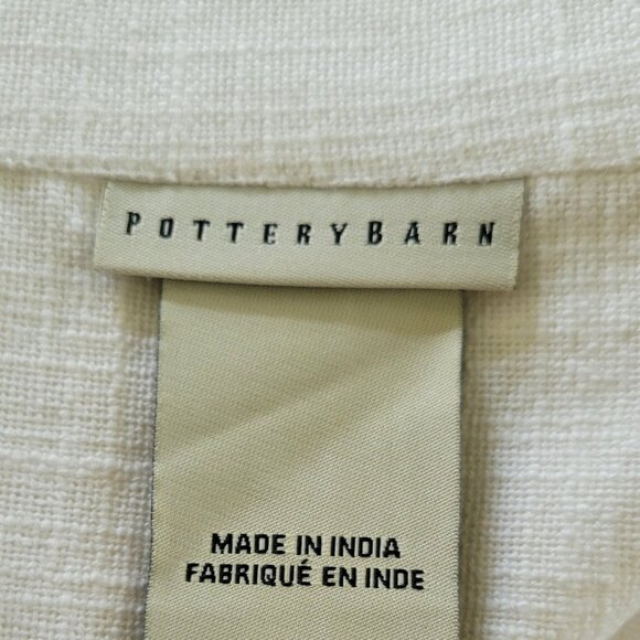 Pottery Barn Foundations Casual Cotton Drape Pole Top 50" x 84" Ivory NEW - Picture 5 of 8